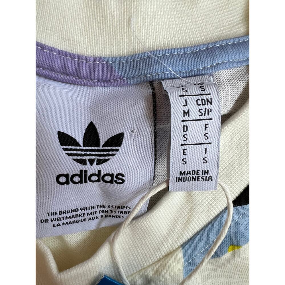 Adidas Love Unites AOP Multicolor T-Shirt H43968 Men’s Size S NWT - Picture 13 of 16